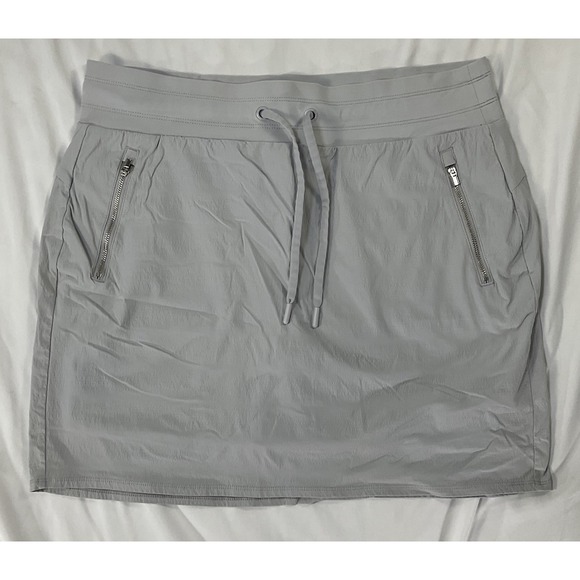 Athleta Pants - Athleta Trekkie North Skort Nylon Stretch Tennis Golf Athleisure Gray Sz 14T 440